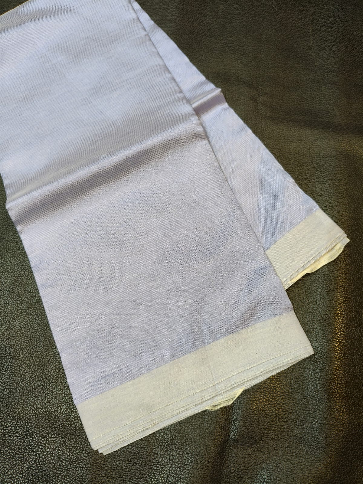 Light Purple With Gold Border Banana Silk USA