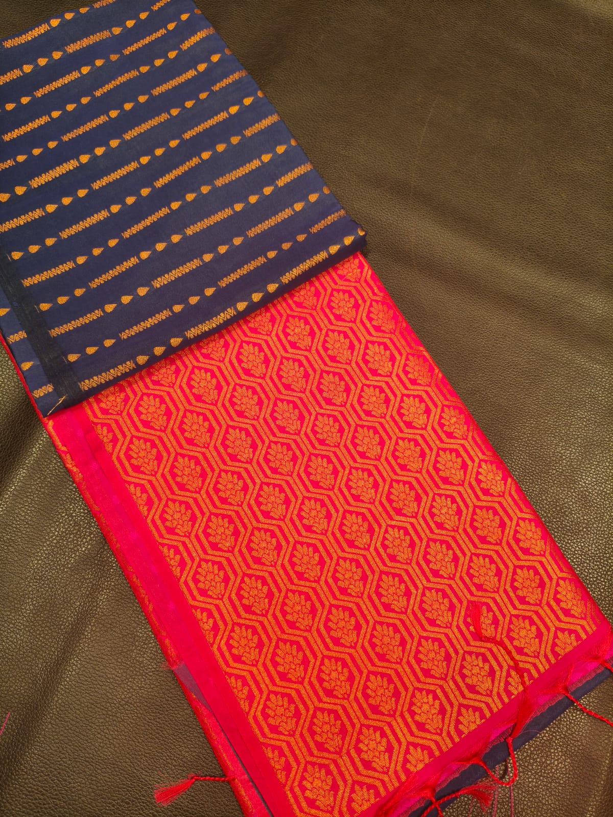 Red And Purple Gift Saree USA