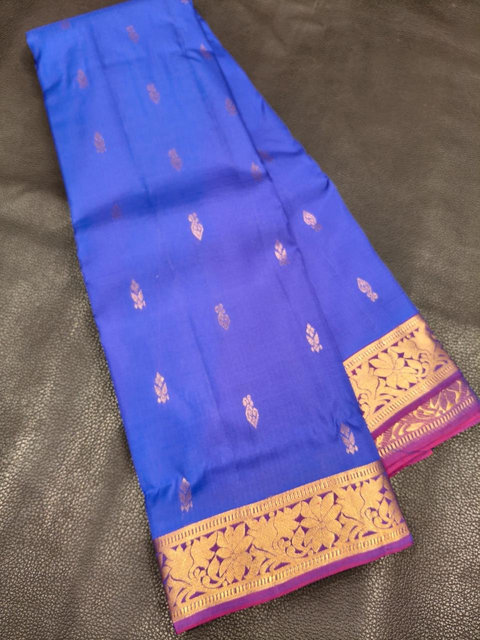 Violet With Gold Gift Saree USA