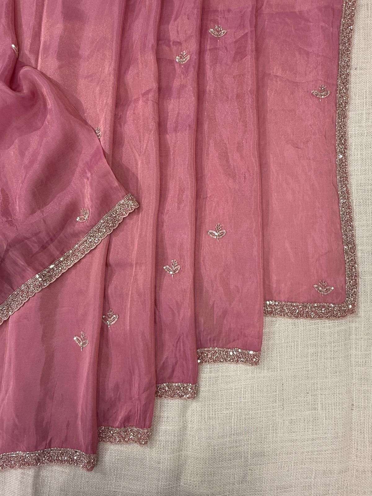 Pink Saree Designer Saree in usa