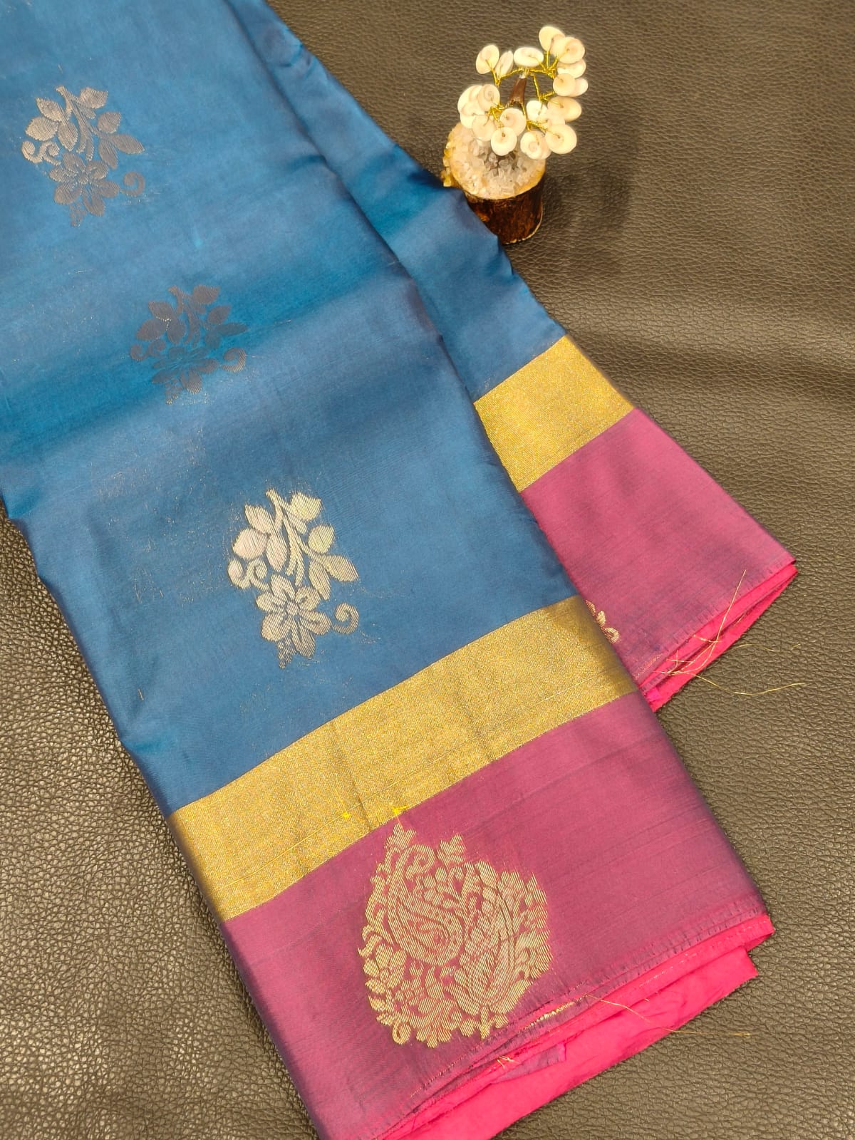 Half Mix Kanchipuram Saree