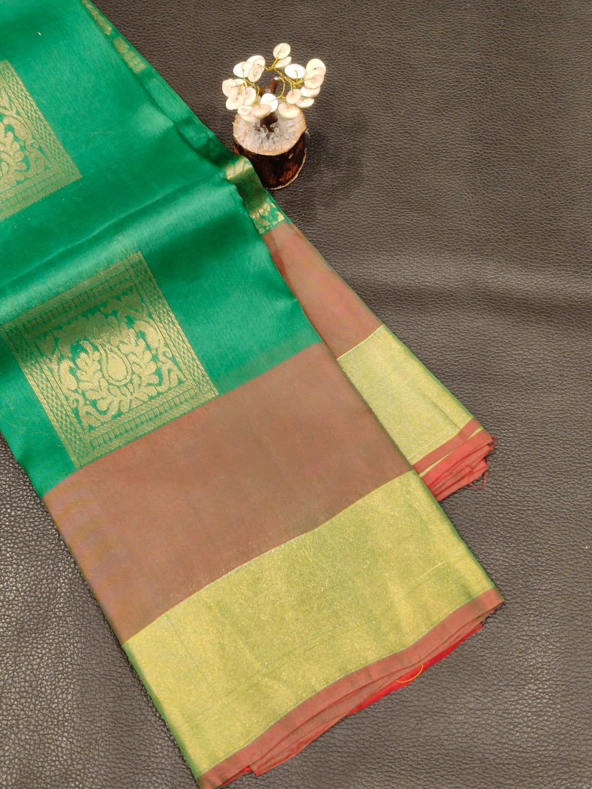Half Mix Kanchipuram Saree