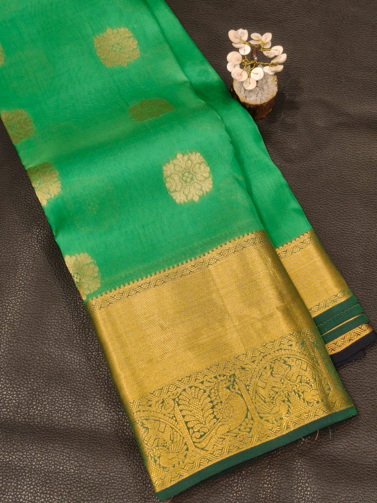 Half Mix Kanchipuram Saree
