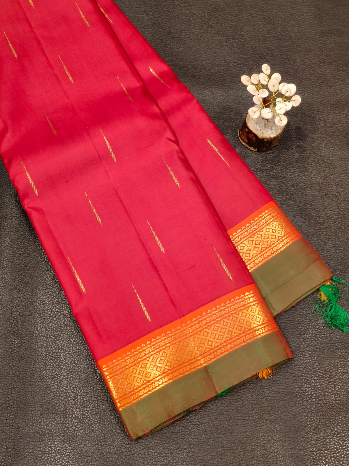 Kanchipuram Pure Handloom Silk Saree USA