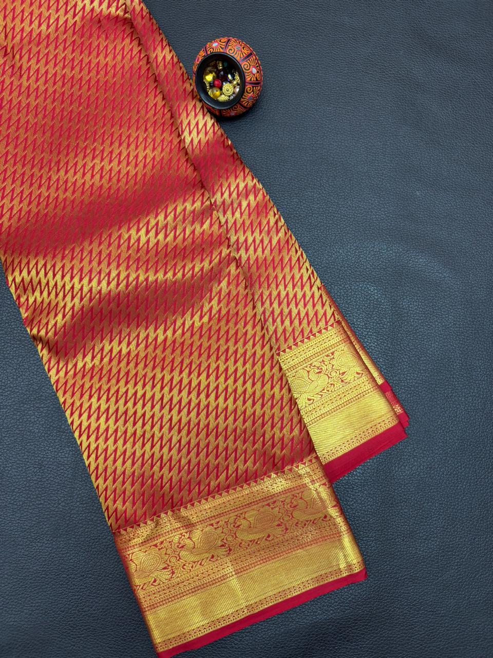 Golden Wedding Saree in USA