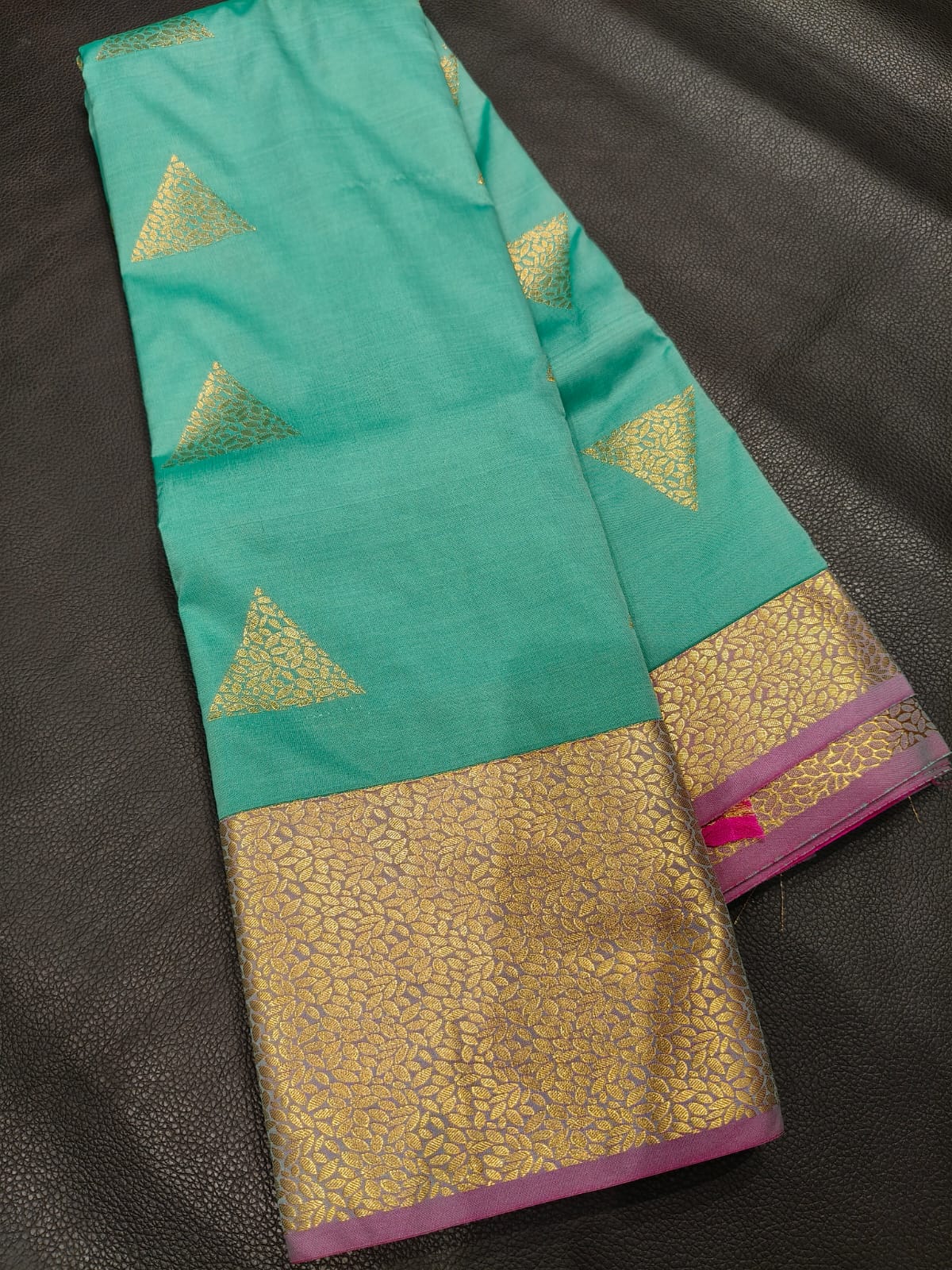 Purple Semi silk saree