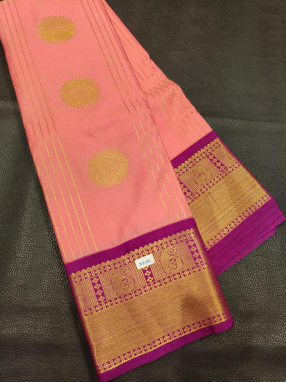Yellow Semi Silk Saree USA