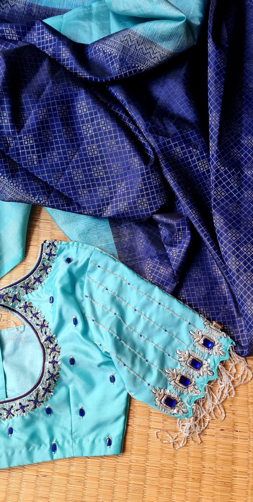 Where to Stitch a Blouse Near You? Discover Custom Designer Blouse Stitching with Lakshmi Couture