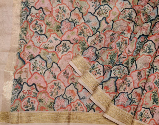 Pure Chanderi Cotton Cotton Saree