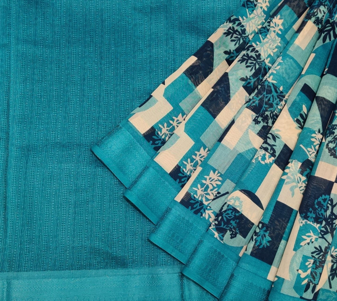 Pure Chanderi Cotton Cotton Saree