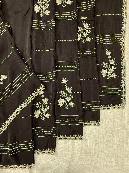 Black Designer Saree In USA