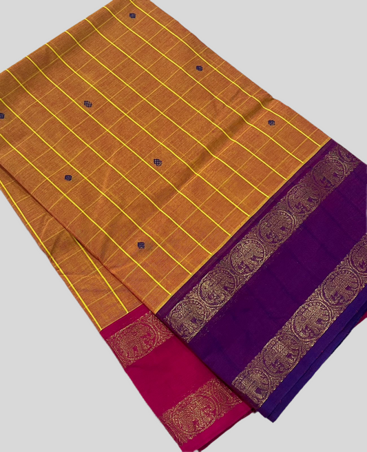 Kanchi Cotton Saree