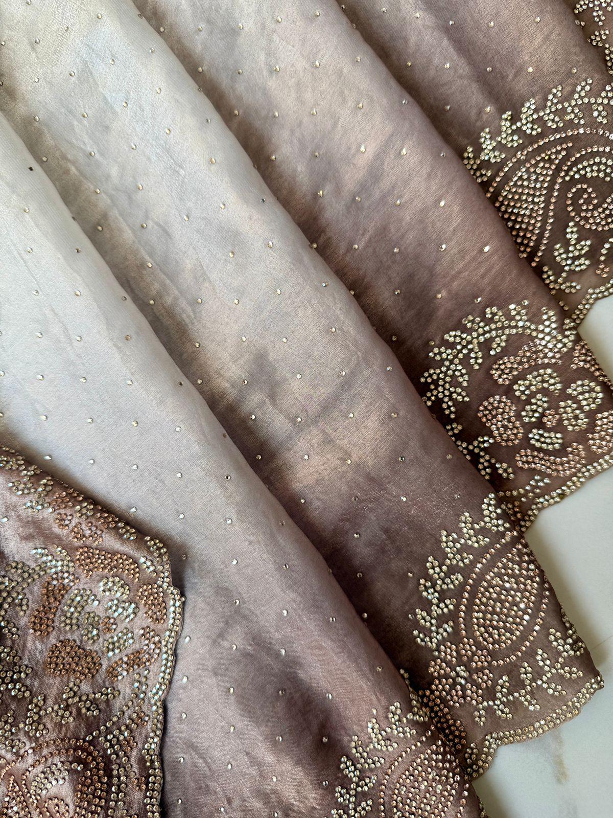 Dusky Black Design Saree Online USA