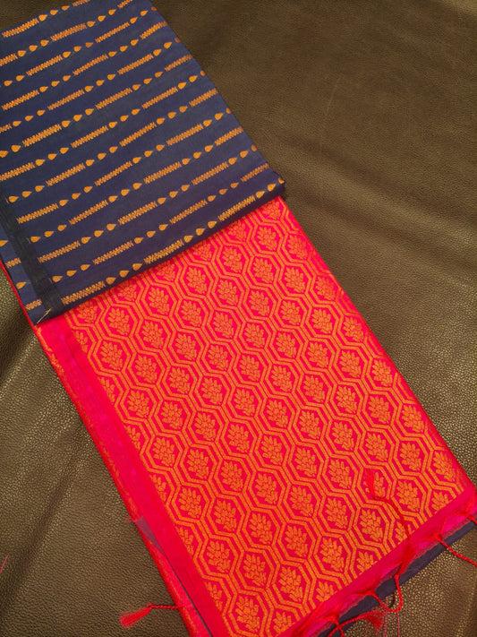 Red And Purple Gift Saree USA