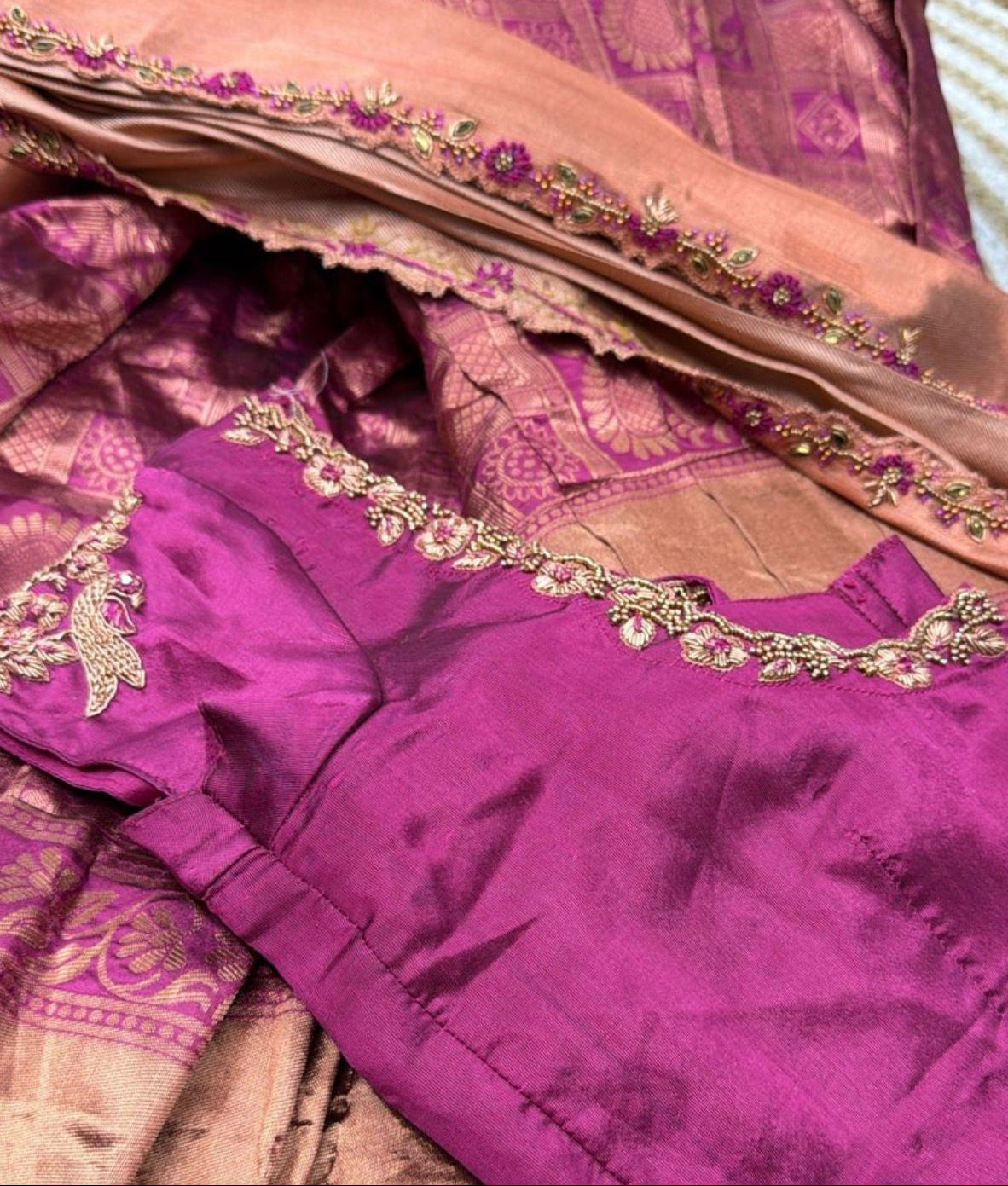 Custom Half Saree Stitching Online USA