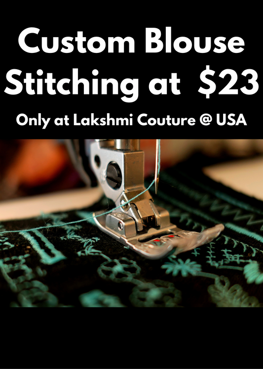 Custom Blouse  Stitching Work Blouse Online USA