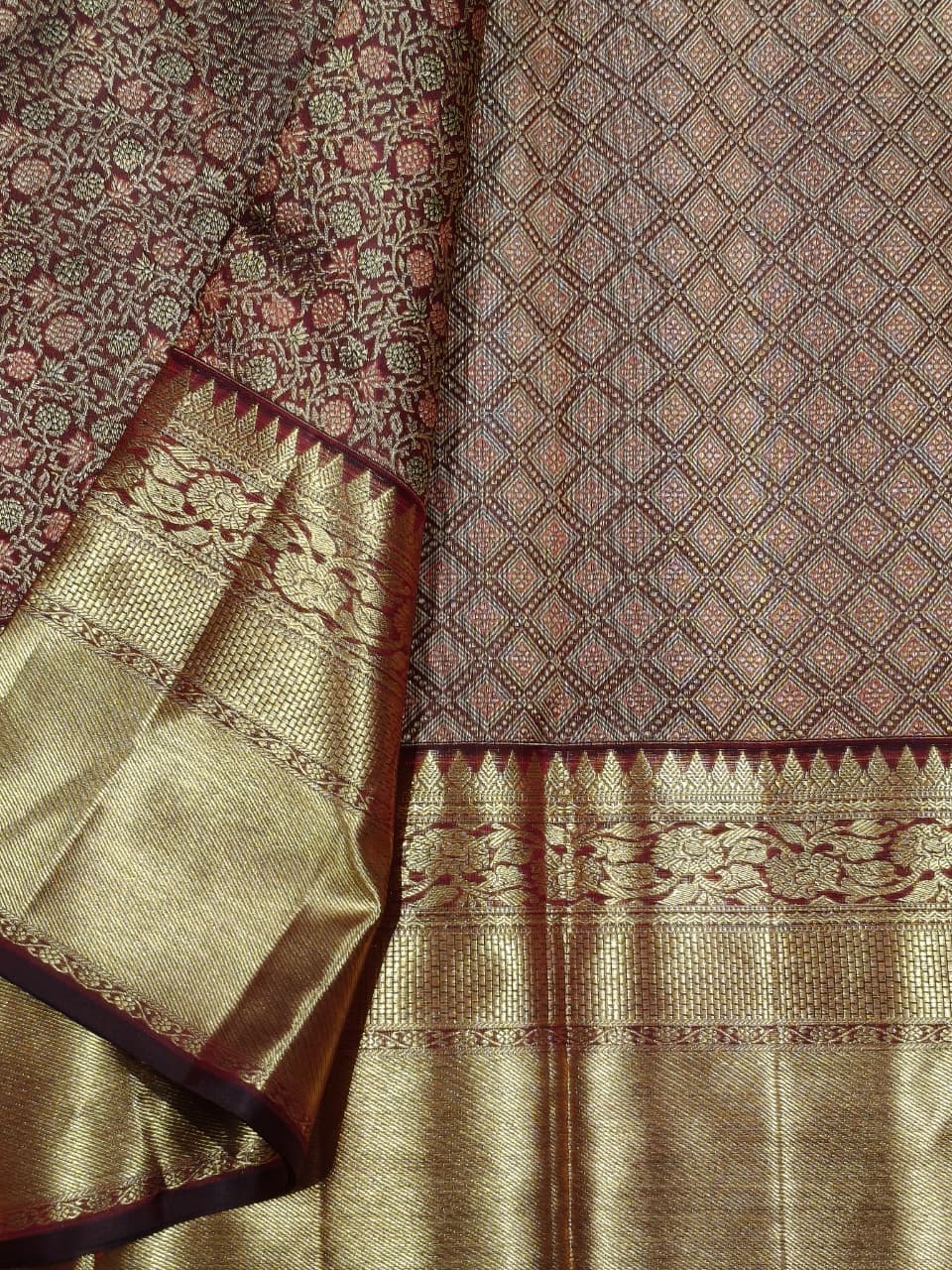 Golden Wedding Saree in USA 