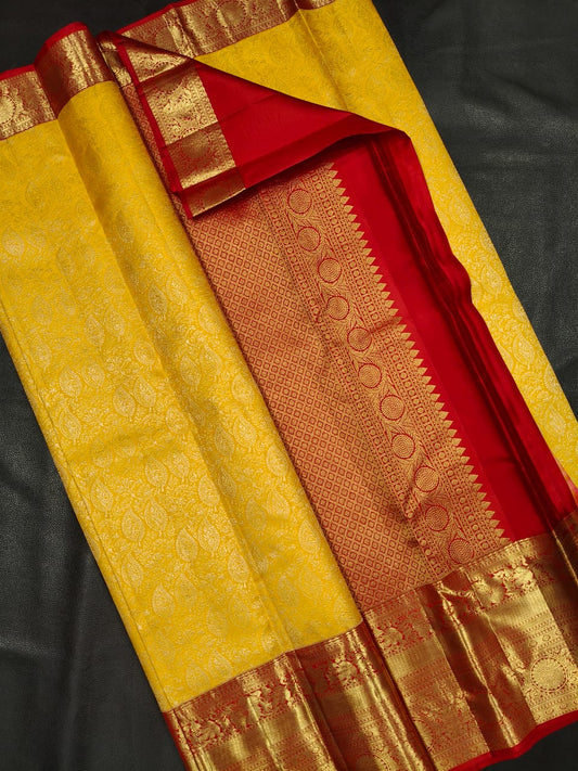 White with red Contrast saree in usa