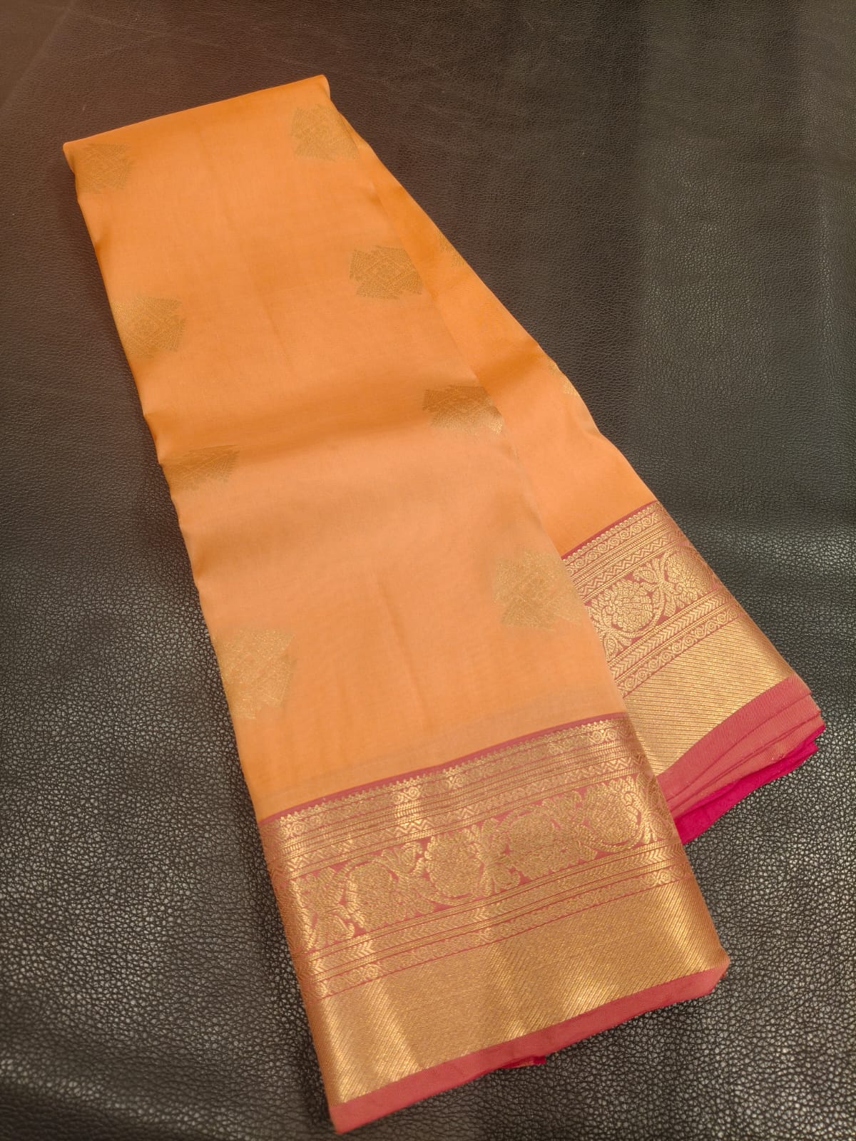 Yellow With Gold  Half Kanchi Saree USA