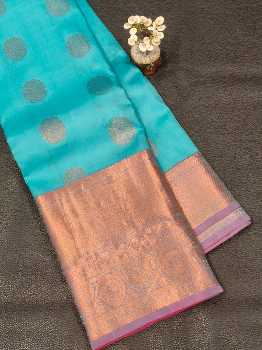 Half Mix Kanchipuram Saree