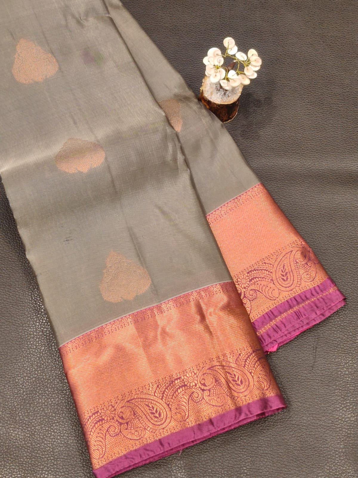 Half Mix Kanchipuram Saree