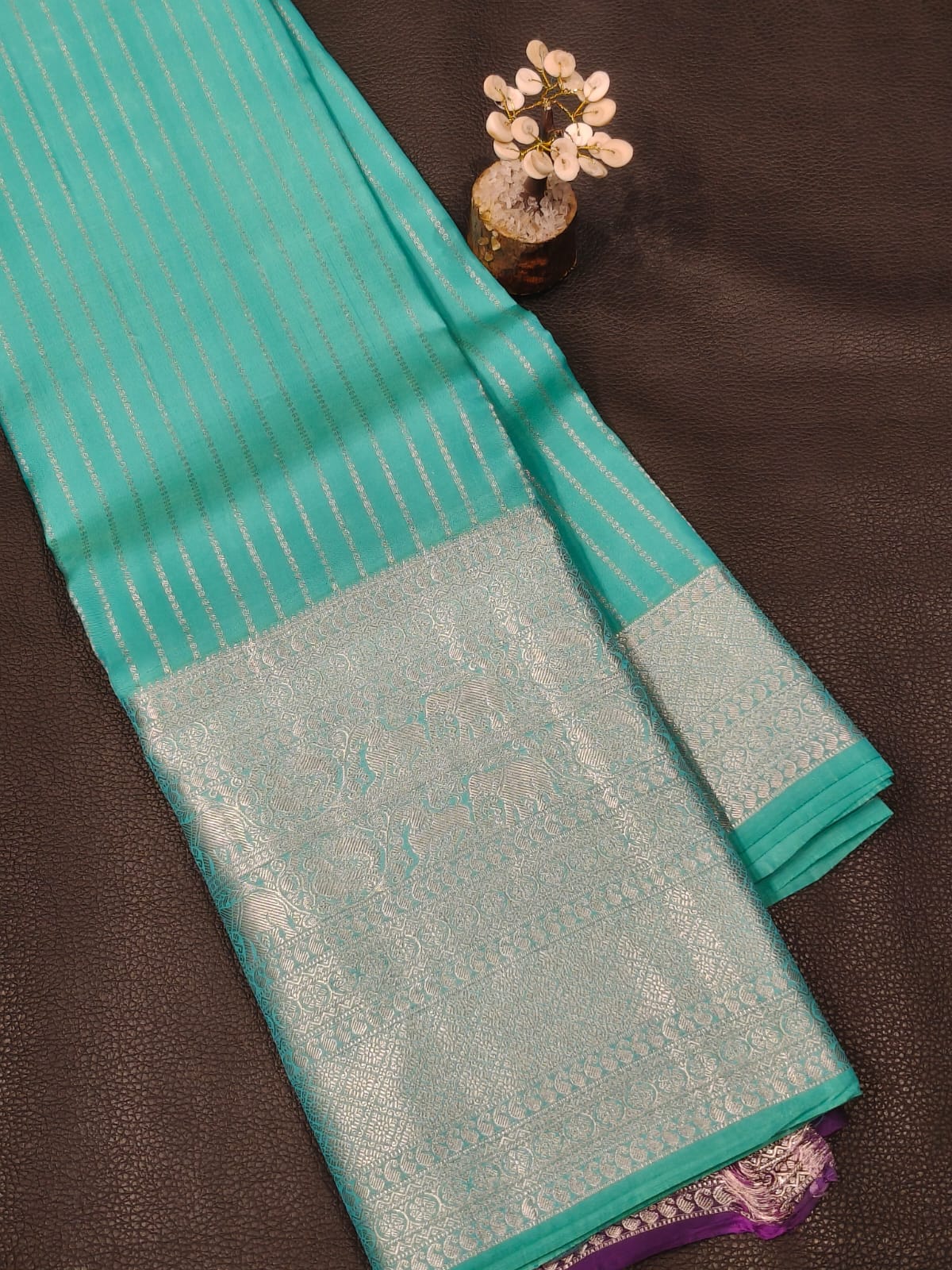 Half Mix Kanchipuram Saree