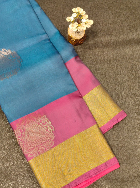 Half Mix Kanchipuram Saree