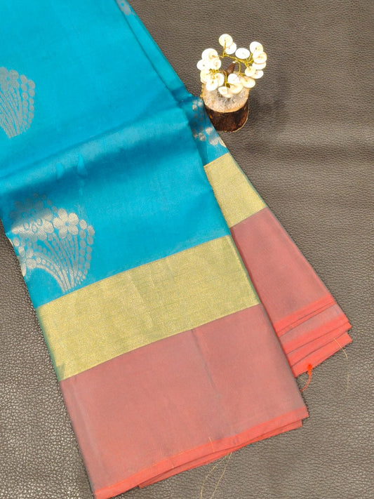 Half Mix Kanchipuram Saree