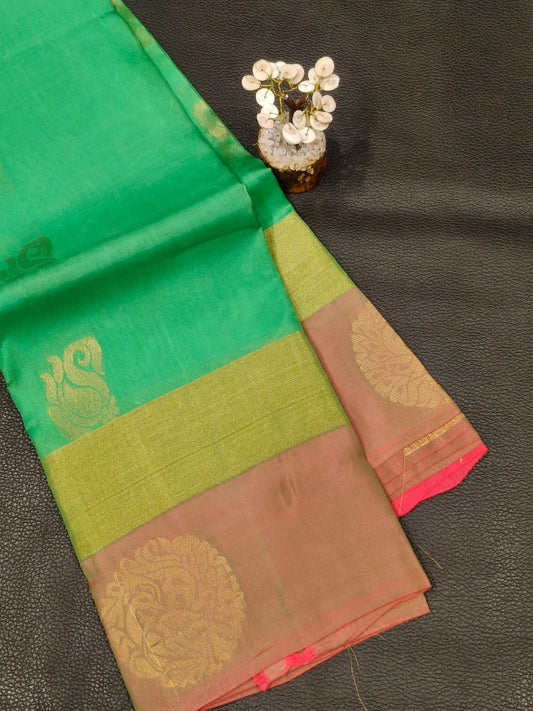 Half Mix Kanchipuram Saree