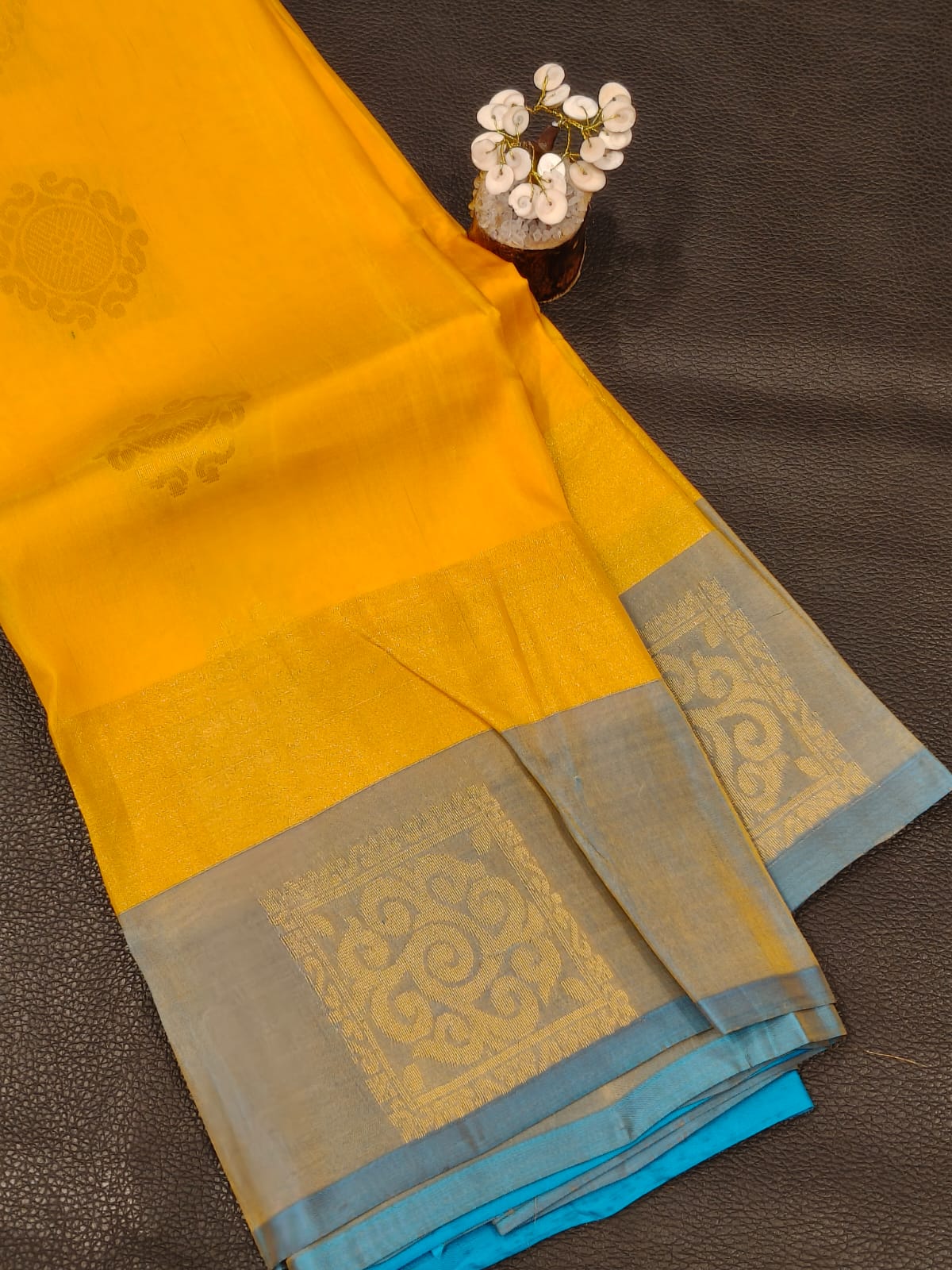 Half Mix Kanchipuram Saree