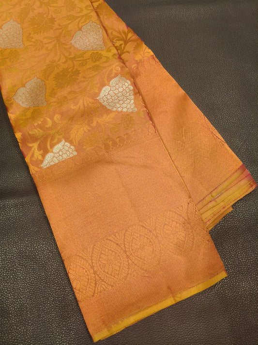 Kanchipuram Pure Handloom Silk Saree USA