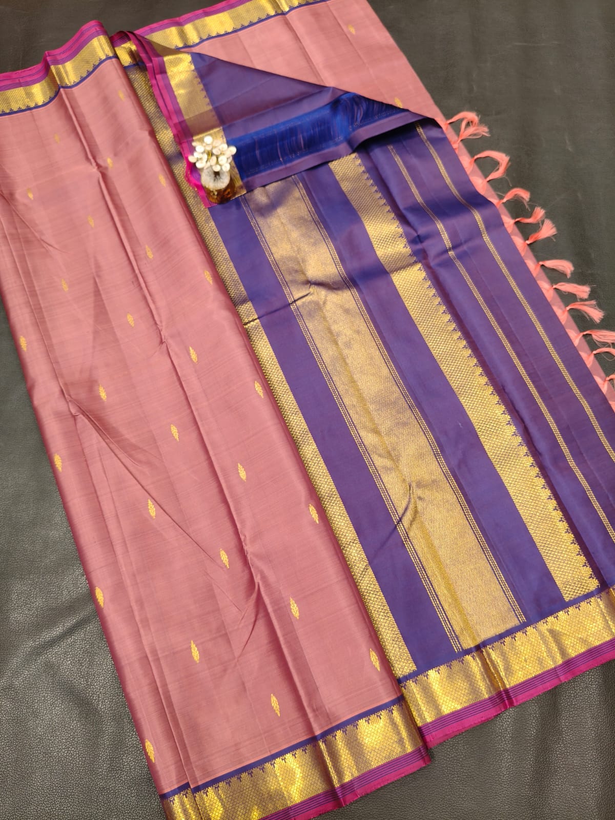 Kanchipuram Pure Handloom Silk Saree USA