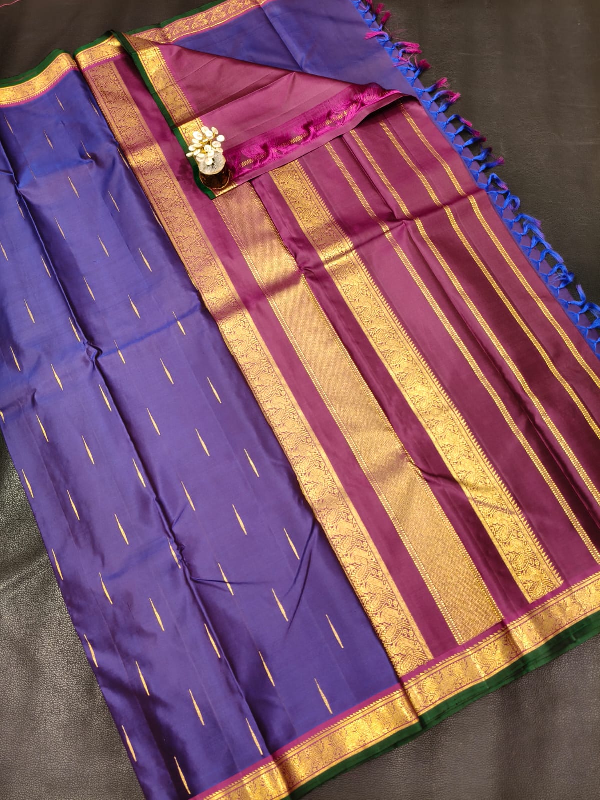 Kanchipuram Pure Handloom Silk Saree USA
