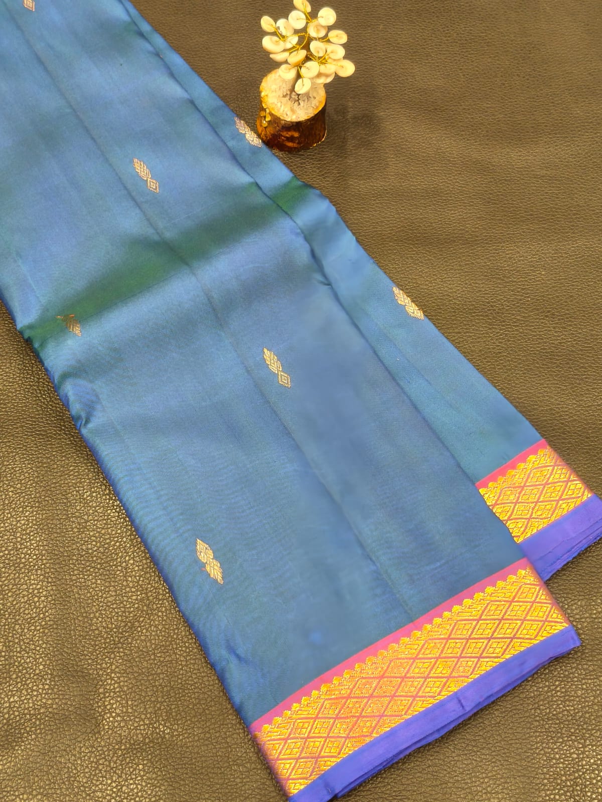 Kanchipuram Pure Handloom Silk Saree USA