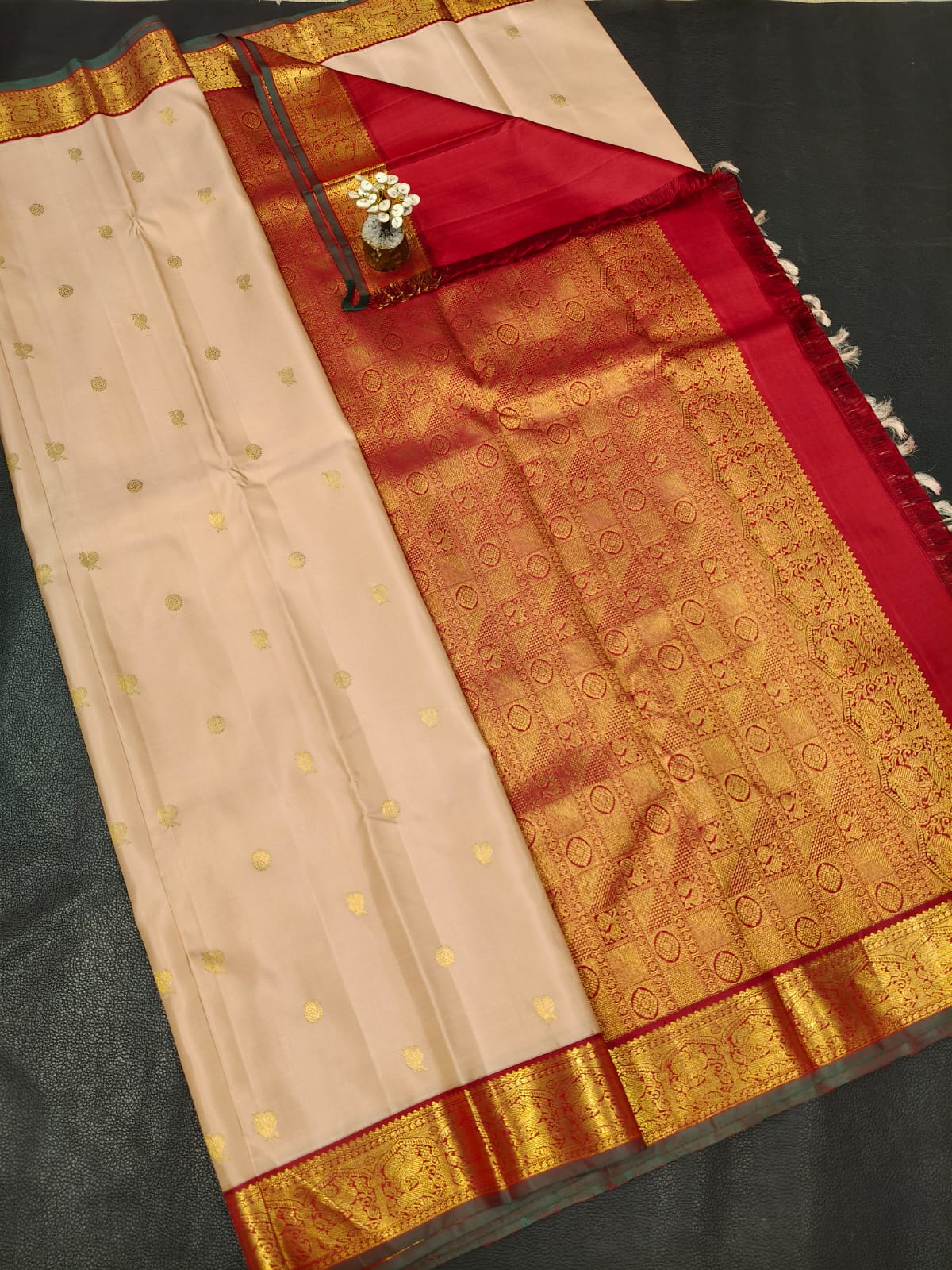Kanchipuram Pure Handloom Silk Saree USA