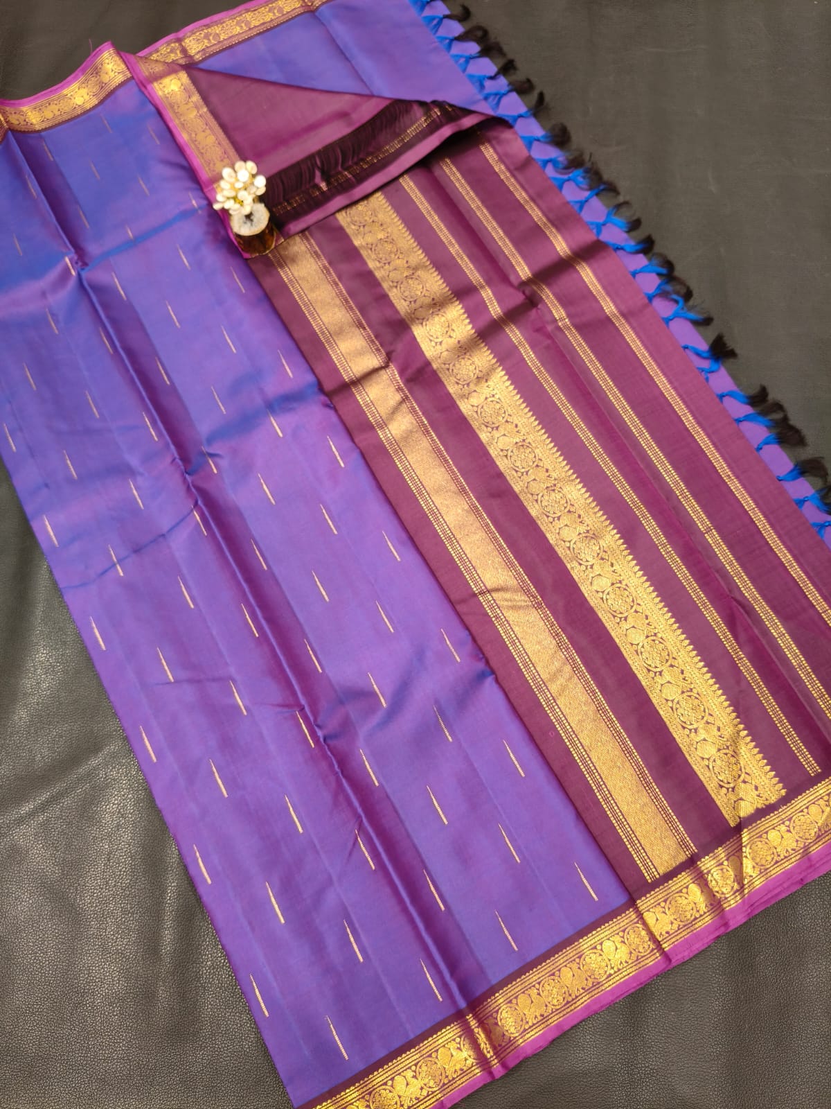Kanchipuram Pure Handloom Silk Saree USA