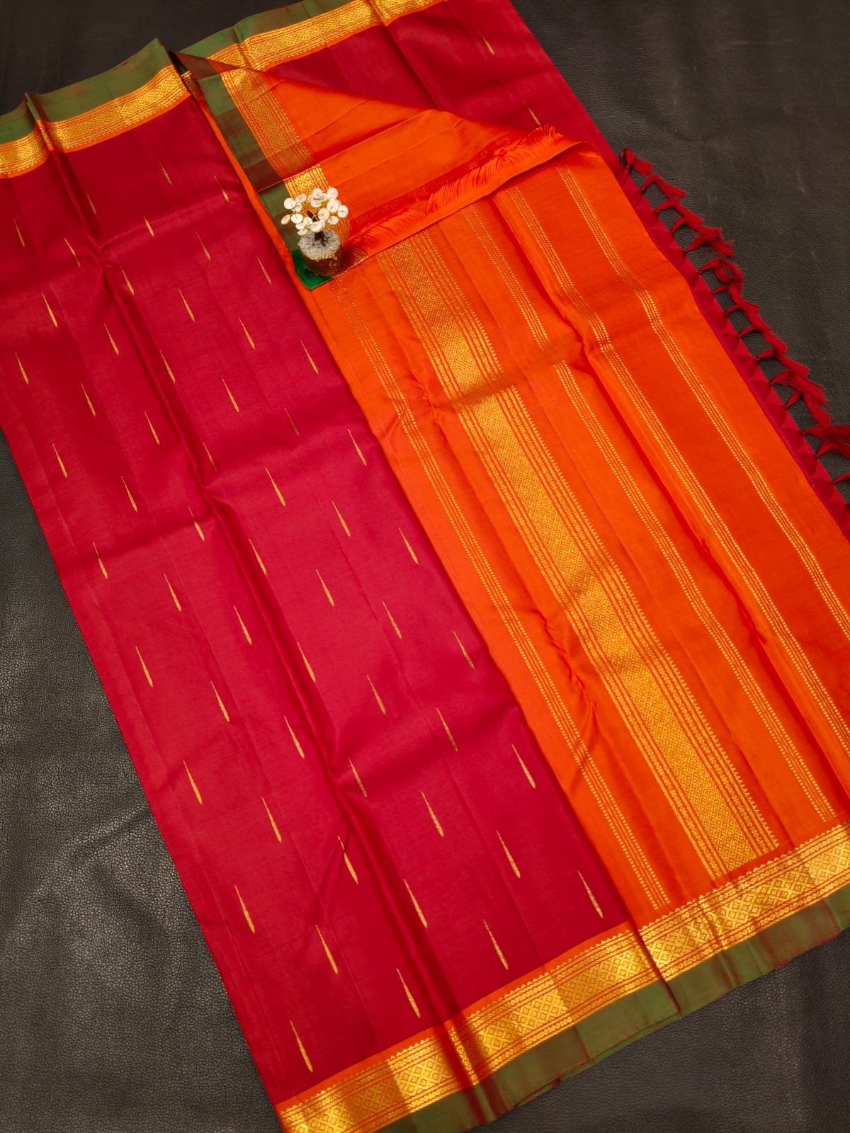 Kanchipuram Pure Handloom Silk Saree USA