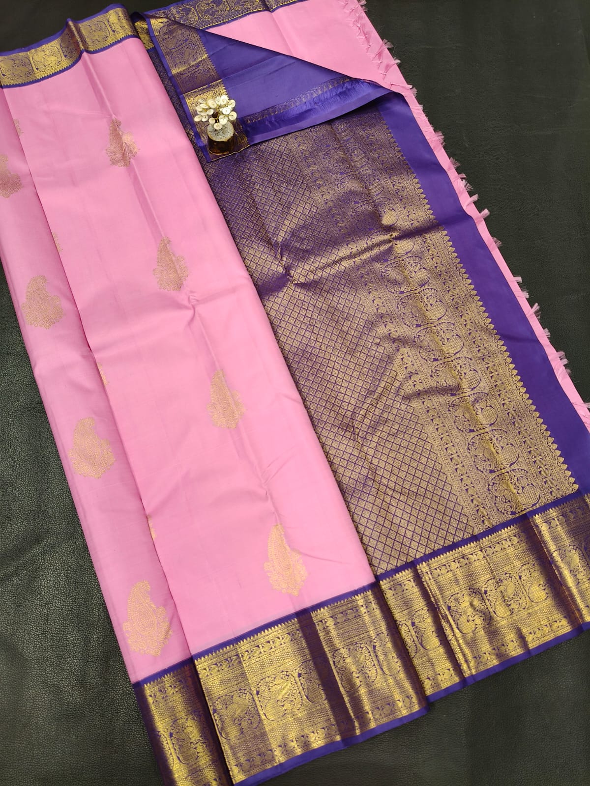 Kanchipuram Pure Handloom Silk Saree USA