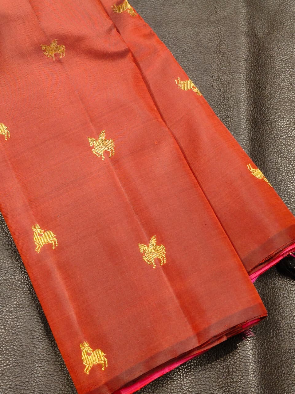 Red with Gold Kanchipuram Saree