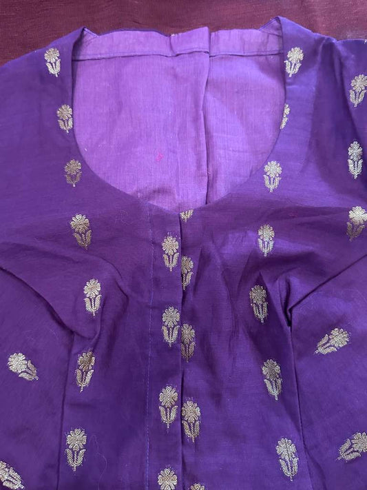 High Neck Model Blouse online USA - Custom Blouse Online
