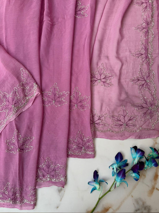 Pink Color Saree USA
