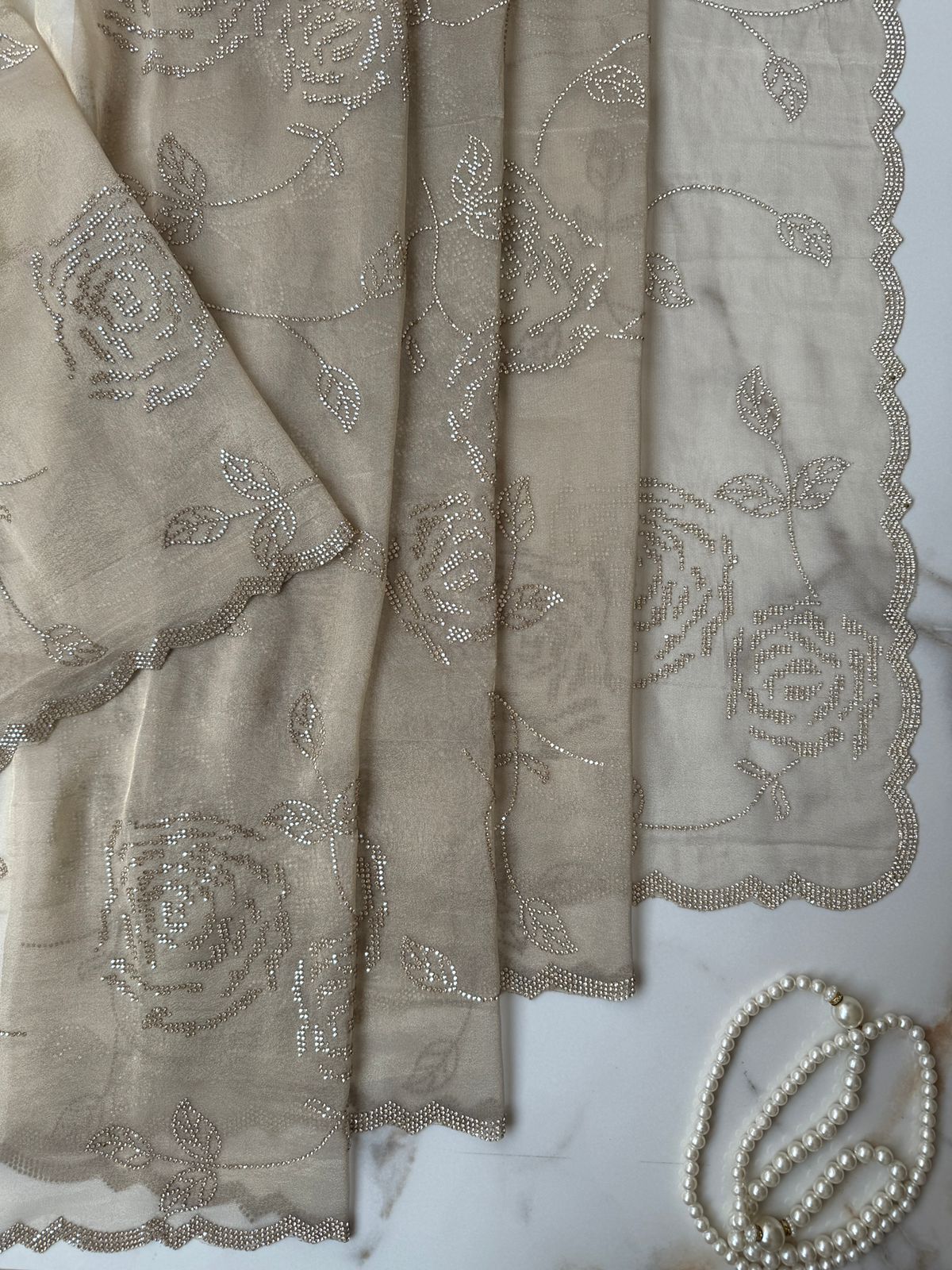 White  Festival Saree USA