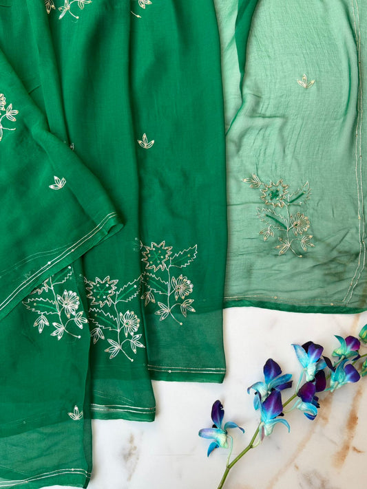 Green Designer Saree Collections