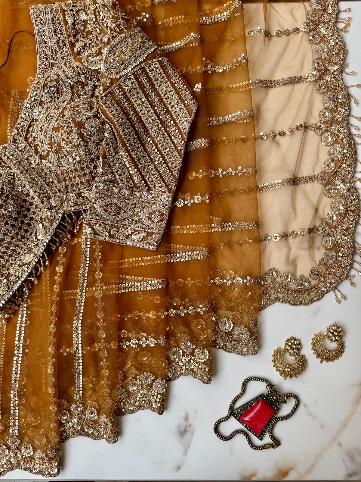 Yellow  Festival Saree USA