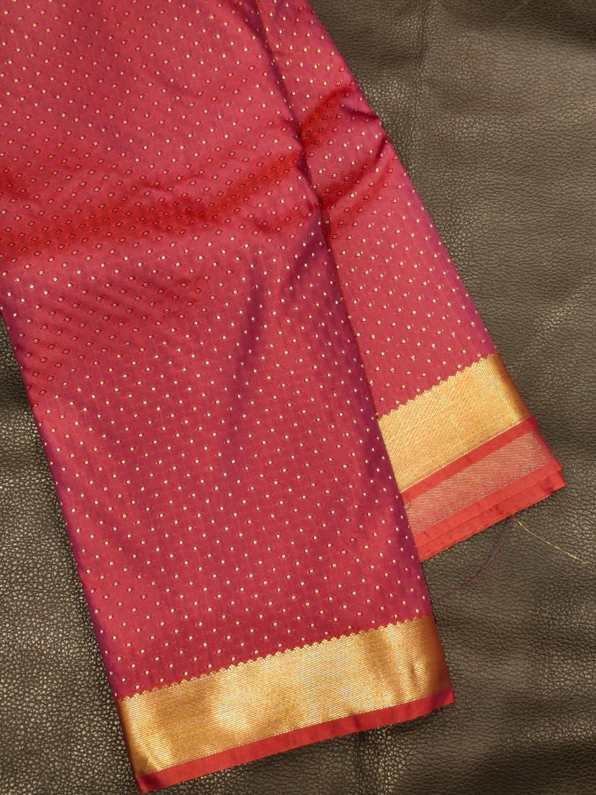 Red Semi silk Saree USA