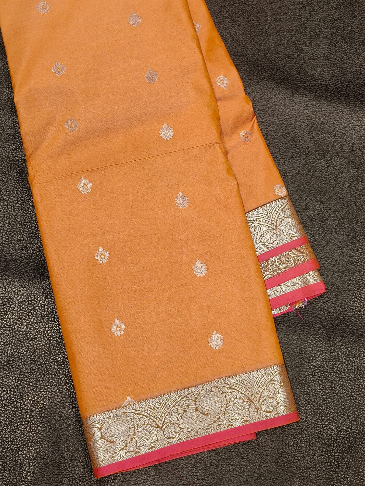 Yellow Semi Silk Saree USA