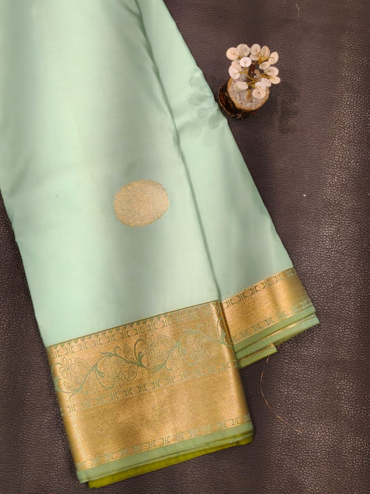 Blue Semi Silk Saree