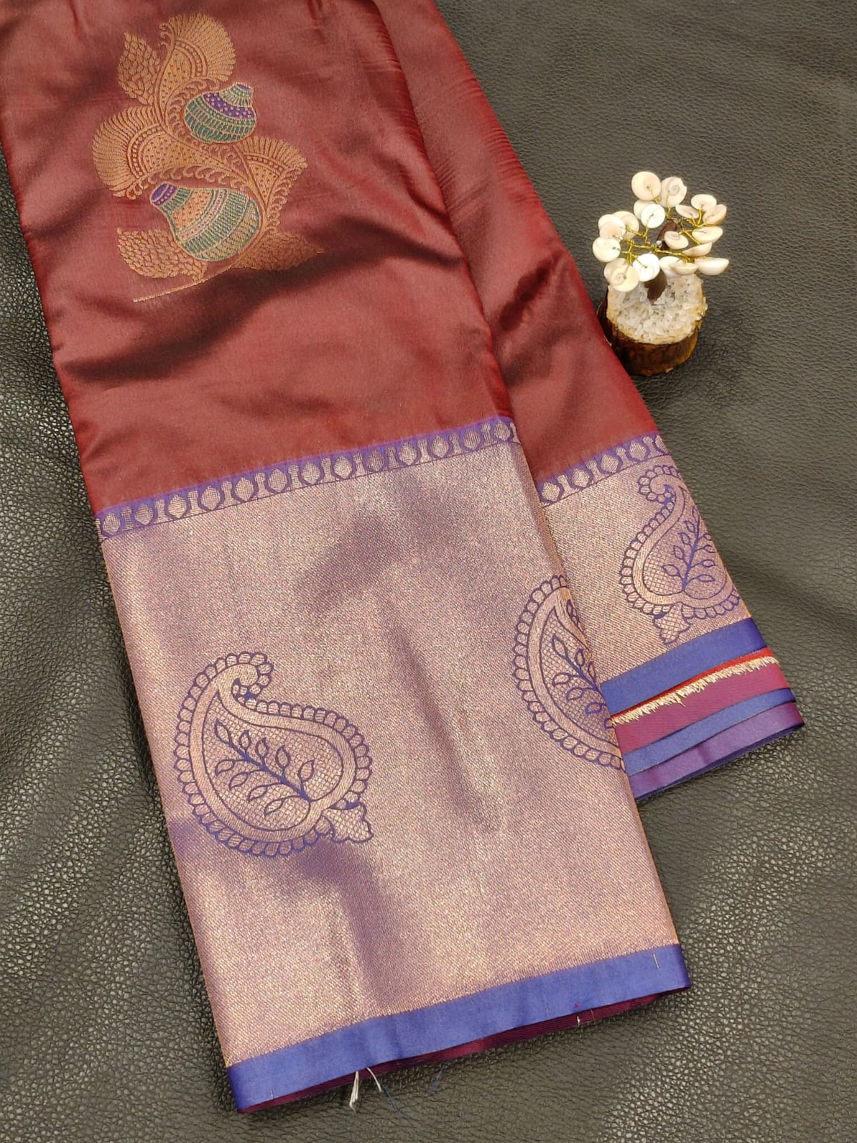 Red Semi silk Saree USA