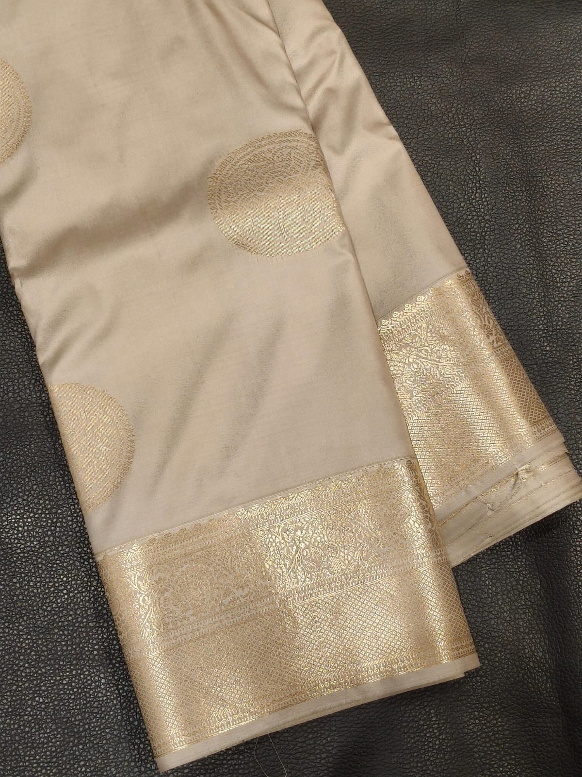 Gray Semi Silk Saree