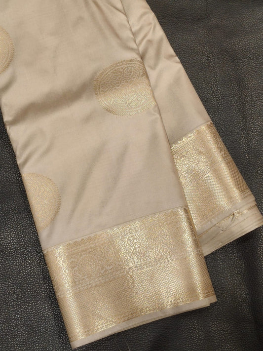 Gray Semi Silk Saree